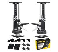 Lot de 2 vérins à bras améliorés pour économiser de la main-d'œuvre, élévateur portatif d'effort, localisateur de carrelage mural, installation de cric d'armoire et de planche de porte, nivellement de