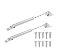 Lot de 2 vérins à gaz 100 N, support de levage lent, ressort de charnière pour charnières à gaz à couvercle lourd, support de levage à pression à gaz à fermeture douce pour armoires à tirer, boîte,