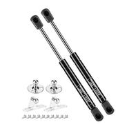 Lot de 2 Vérins à Gaz de 25,4 cm, 18,1 kg/180 N, Support de Levage à Ressort pour Camion, Boîte à Outils, Couvercle de Boîte à Outils, Charnières de Rangement