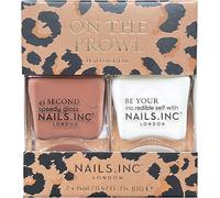 Lot De 2 Vernis À Ongles Speedy Gloss On The Prowl De 45 Secondes, Brillant, Sans Écailles, Longue Durée, Séchage Rapide, Séchage À L'air Libre, Manucure Et Pédicure Professionnelles, Ongles