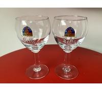 Lot de 2 verre à bière leffe 33cl neuf