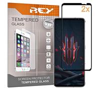 [Lot de 2] Verre Trempé 3D pour Nubia Red Magic 6s Pro, Noir, Protecteur d'écran qualité supérieure, Protection Complète, 3D, 4D, 5D