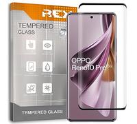 [Lot de 2] Verre Trempé 3D pour Oppo RENO 10 - Oppo RENO 10 Pro - Oppo RENO 10 Pro+, Noir, Protecteur d'écran qualité supérieure, Protection Complète, 3D, 4D, 5D
