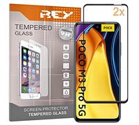 [Lot de 2] Verre Trempé 3D pour XIAOMI REDMI Note 10 5G - XIAOMI POCO M3 Pro 5G, Noir, Protecteur d'écran qualité supérieure, Protection Complète, 3D, 4D, 5D