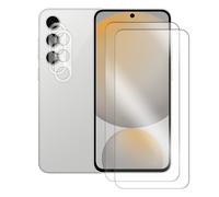 Lot de 2 Verre trempé Compatible pour Samsung Galaxy S24 FE 5G SM-S721B 6.7"" + lot de 2 Verre trempé protecteur d'objectif camera arrière - Visiodirect