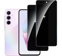 Lot De 2 Verre Trempé Confidentialité Pour Samsung Galaxy A35 5g - 9h Anti-Rayures, Anti-Espion, Anti-Traces, Sans Bulles, Hd, Compatible Déverrouillage Facial