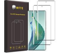 [Lot De 2 Verre Trempé Pour Honor Magic 5 Lite 5g, 3d Couverture Complète Film De Protection D'écran Avec Haute Transparence À 99%, Anti-Trace Protecteur Avec Dureté 9h Glass(Noir)