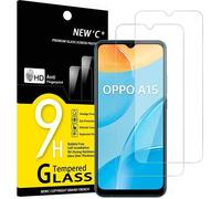 Lot de 2, Verre Trempé pour Oppo A15, Oppo A15s, Film Protection écran - Anti Rayures - sans Bulles d'air -Ultra Résistant (0,[435]