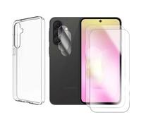 Lot de 2 Verre Trempé pour Samsung Galaxy A37 5G SM-A376B 6.7"" + Lot de 2 Verre Trempé Caméra Arrière + Coque souple transparente - Visiodirect -