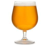 Lot de 2 verres à bière artisanaux en plastique Tritan incassable sans BPA 550 ml Idéal pour le camping, les barbecues, les jacuzzis comme alternative plus sûre au verre