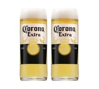 Lot de 2 verres à bière CORONA 50 cl neuf et officiel