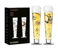Lot de 2 Verres à bière Heldenfest 0 4L Collection Christine Kordes 2024 - RITZENHOFF