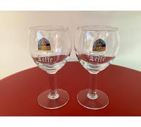 Lot de 2 verres à bière leffe 25cl neuf