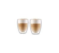 Lot de 2 verres à latte macchiato double paroi - Glaswerk Jesolo - 11,5 x 9 cm
