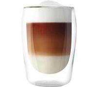 Melitta Lot de 2 verres en borosilicate pour latté Machiatto 300 ml transparent