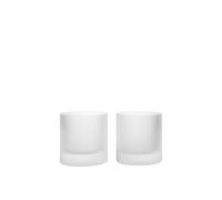 Lot de 2 Verres à Whisky Ripple 25 Cl, Verre Glacé
