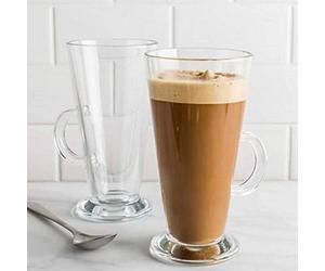 Lot de 2 verres avec poignée RAYANDIRECT à latte macchiato de Pasabahce