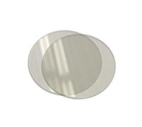 Lot de 2 verres de rechange Transparent ronde d. mm 50 en verre trempé