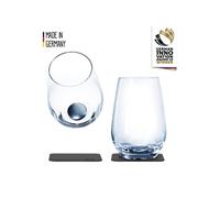 Lot de 2 verres en cristal magnetiques SILWY