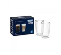 De'Longhi Lot de 2 verres élégants – Verre borosilicate double paroi 500 ml