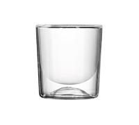 Lot de 2 verres thermo double paroi transparent - - Transparent - Verre