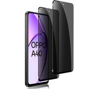 Lot De 2 Verres Trempés Anti-Espion Pour Oppo A40 4g / A40m 4g / A60 5g ¿ Dureté 9h, Protection Vie Privée Et Anti-Rayures