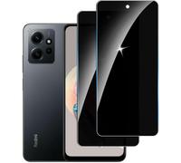 Lot De 2 Verres Trempés Anti-Espion Pour Redmi Note 12 4g - Protection Écran 9h Anti-Rayures, Anti-Bulles, Haute Sensibilité, Compatible Déverrouillage Facial