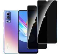 Lot De 2 Verres Trempés Anti-Espion Pour Vivo Y72 5g - Protection D'écran Vie Privée 9h Anti-Rayures Sans Bulles Oléophobe Haute Sensibilité Compatible Déverrouillage Facial