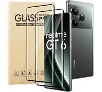 Lot De 2 Verres Trempés Hd Pour Realme Gt 6 / Gt 6t 5g - Bords 3d Courbés, Anti-Rayures, Haute Dureté, Couverture Intégrale