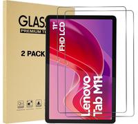 Lot de 2 verres trempés pour Lenovo Tab M11 2024 / Tab K11 LTE / Tab K11e 11 pouces (TB-330FU / TB-331FC / TB-330XU) - 9H, 0,33 mm, Transparent