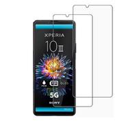 Lot de 2 Verres Trempés Pour Sony Xperia 10 III .Vitre protection d'écran Transparent - Anti Rayures Résistant Dureté 9H