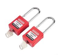 Lot de 2 verrous à poutre en acier pour une sécurité améliorée, antirouille et étanche pour des solutions de verrouillage fiables