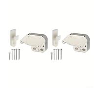 Lot de 2 verrous à ressort automatiques pour porte pratique et sécurisée