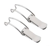 Lot de 2 verrous à ressort en fer pour fixation d'armoire, boîte dans les distributeurs automatiques, meubles et autres applications de rangement (115A)