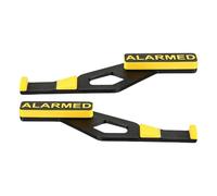 Lot de 2 verrous de fenêtre | Accessoires de sécurité pour la fixation | Verrou de fenêtre de rechange, pour voyage, sécurité pour caravane et voiture, avec moustiquaire pour conducteur extérieur