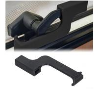 Lot de 2 verrous de fenêtre de véhicule récréatif imprimés 3D sans perçage - Sécurisez le camping-car et l'accès non autorisé (noir)