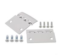 Lot de 2 verrous de porte à bascule blancs pour portes intérieures, design réversible avec construction en acier robuste pour la sécurité de la maison et une installation facile