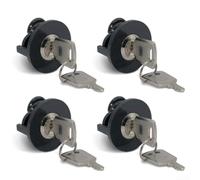 Lot de 2 verrous de prise avec 4 clés, serrure de protection anti-contact, antivol, verrou de sécurité pour prise de courant, protection d'alimentation, verrou de sécurité enfant (4 pièces)