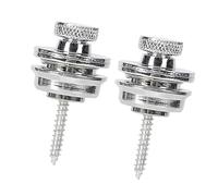 Lot de 2 verrous de sangle de guitare, faciles à utiliser, boutons de sangle de guitare, Texture métallique, sangles de basse, broches de guitare en métal, boucle