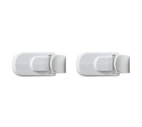 Lot de 2 verrous de sécurité à levier de porte, serrures de porte pour enfants, serrures de portes à clipser nécessaires pour protéger les tout-petits, chats et chiens, installation facile, sans