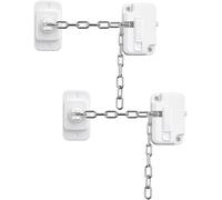 Lot De 2 Verrous De Sécurité Pour Armoires Et Fenêtres Pour Enfants,Securite Fenetre Enfant,Convient Aux Fenêtres Et Réfrigérateur Armoire Tiroir Laveuse Placard Etc