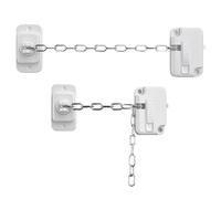Lot de 2 verrous de sécurité pour fenêtre, réglables, pour enfants et animaux domestiques, auto-adhésifs, pour portes coulissantes, fenêtres, sécurité enfant