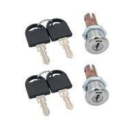 Lot de 2 verrous de tiroir avec insert à clé pour tiroir de bureau, boîte aux lettres