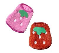 Lot de 2 vêtements pour Cochon d'Inde - Gilet Chaud pour Petit Animal, Lapin, t-Shirt Confortable pour Cochon d'Inde, Furet, Lapin, Chaton, Chihuahua et Autres Petits Animaux.