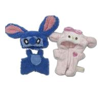 Lot de 2 vêtements pour poupée de 17 cm - Pull en tricot mignon - Jupe en tricot - Compatible avec mini poupée en peluche mignonne monstre - Accessoires de vêtements (sans poupée)