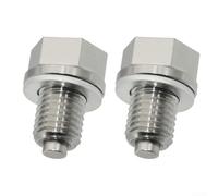 Lot de 2 vidanges d'huile magnétiques pour filetage M12 x 1 5 avec joint, aide à maintenir l'efficacité du moteur en filtrant les contaminants