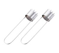 Lot de 2 vide-fruits en acier inoxydable pour dénoyauter les poires et les concombres sans effort - Outil de cuisine ergonomique avec rangement compact - Gadget de retrait des noyaux de cuisine