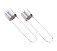Lot de 2 vide-fruits en acier inoxydable pour dénoyauter les poires et les concombres sans effort Outil de cuisine ergonomique avec rangement compact