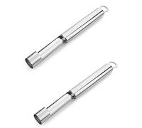 Lot de 2 vide-pomme en acier inoxydable avec poignée antidérapante