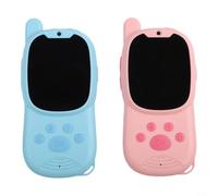 Lot de 2 vidéos HD pour talkie-walkie, communication visuelle et audio en temps réel, rechargeable par USB C, construction ABS légère, fonction d'appariement un à un